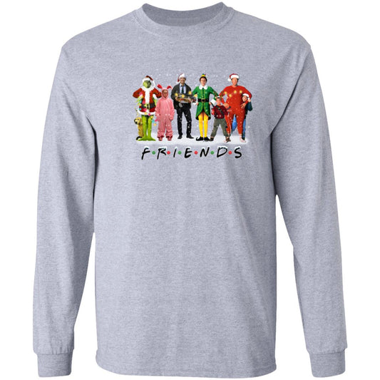 Merry Christmas Friends Long Sleeve T-Shirt