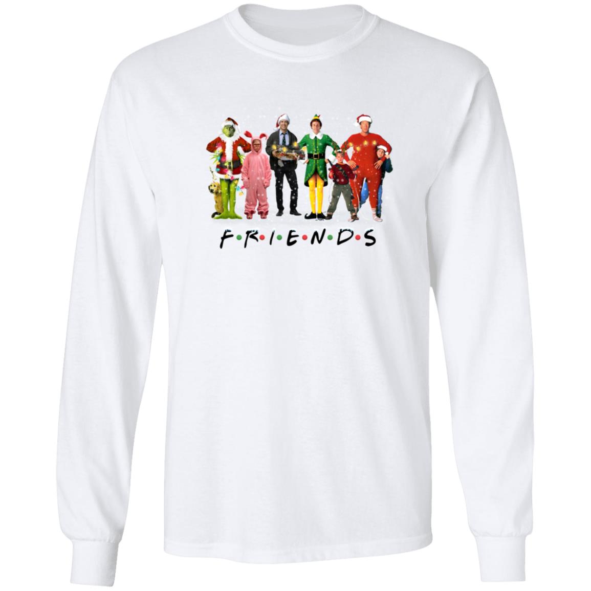 Merry Christmas Friends Long Sleeve T-Shirt