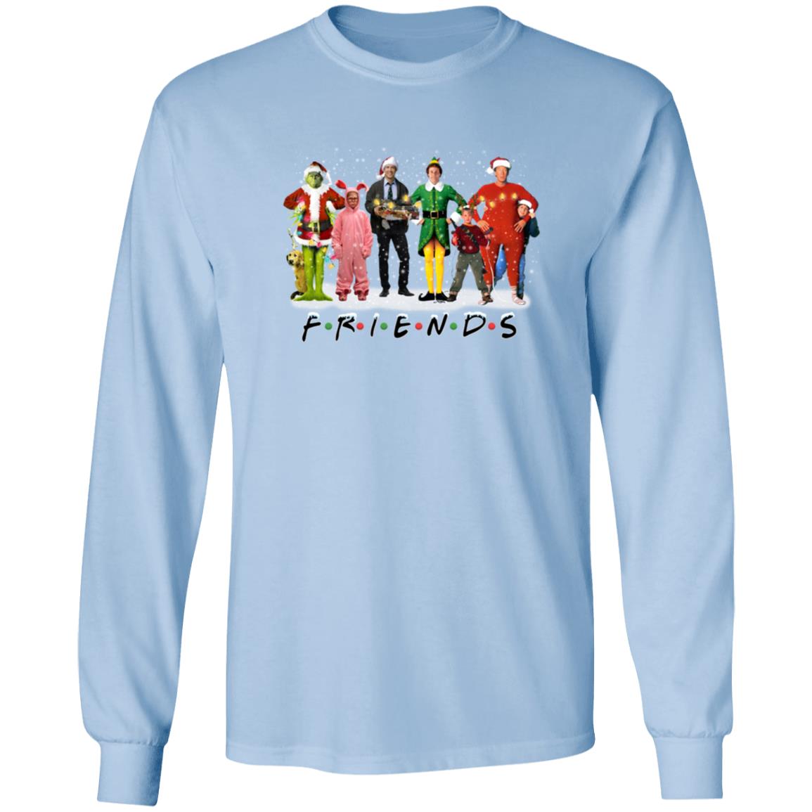 Merry Christmas Friends Long Sleeve T-Shirt