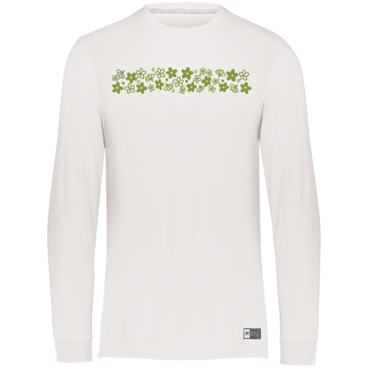 Green Daisy Long Sleeve Tee