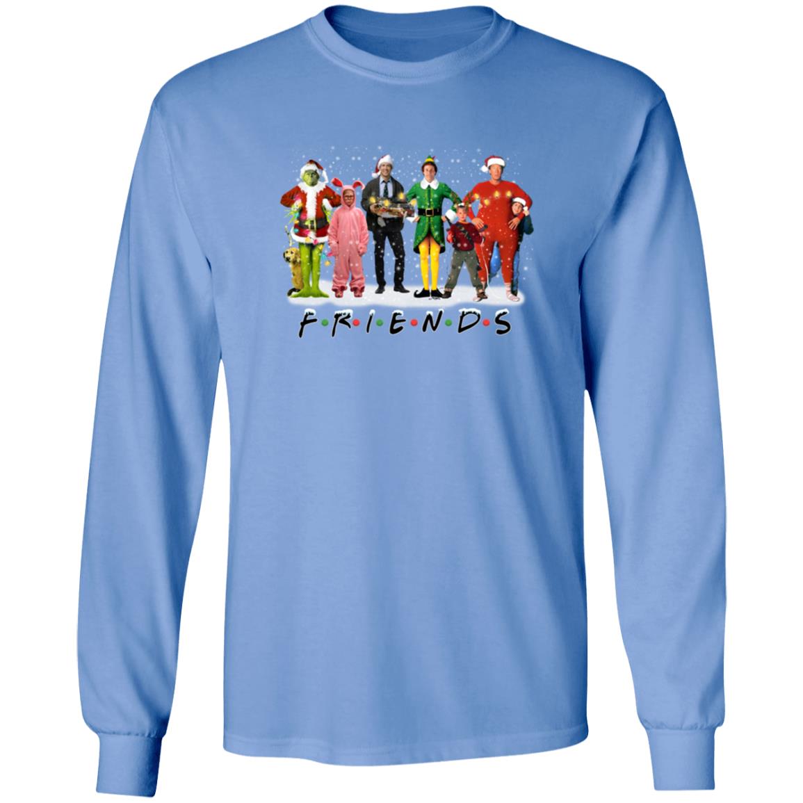 Merry Christmas Friends Long Sleeve T-Shirt