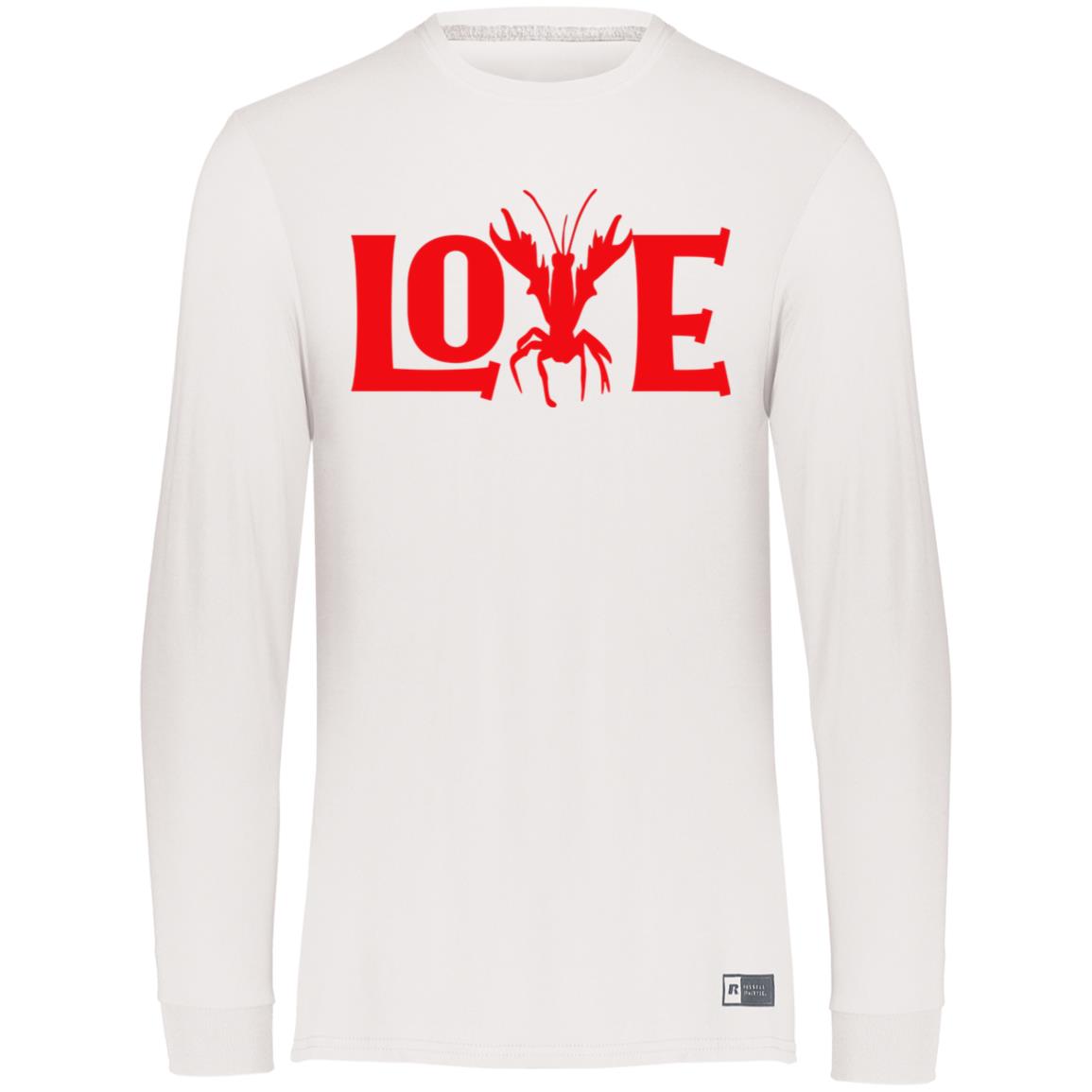 Love Crawfish Essential Dri-Power Long Sleeve Tee