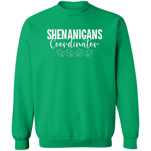 Shenanigans Coordinator Shenanigans Coordinator Crewneck Pullover Sweatshirt