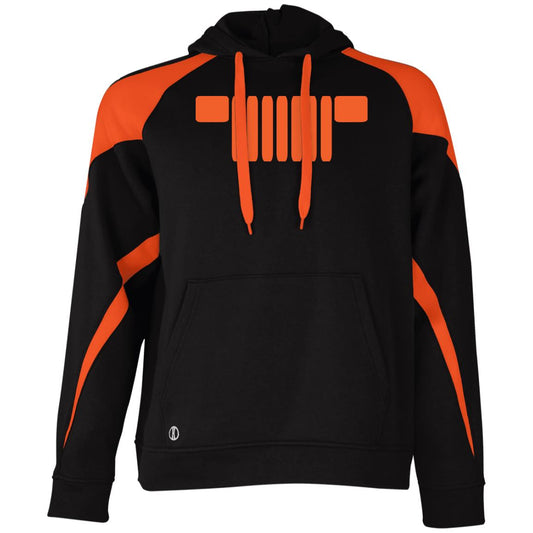 YJ GRILL - cut out 229546 Athletic Colorblock Fleece Hoodie