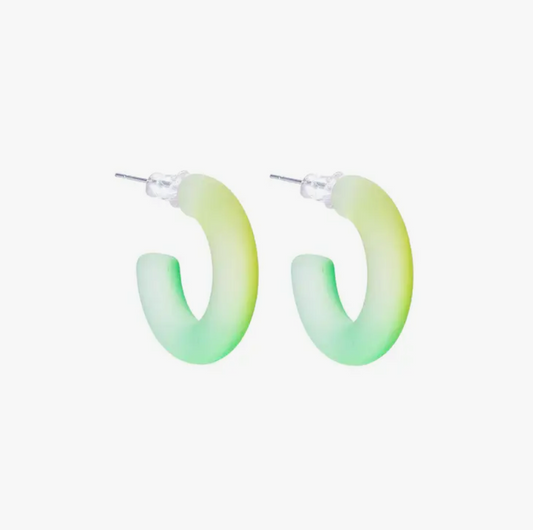 Ombre Jelly Hoops (Green/Yellow)